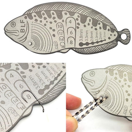 Fly Fishing - Professional Measuring Ruler - Portable Multifunctional - High Quality Fly Fishing - Fly Fishing - Fly Fishing - Handy Tool for Fishermen - Great Gift.