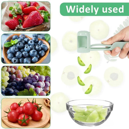 Grape Slicer - Fruit Slicer - Slicer - Vegetable Slicer - Tomato Slicer - Grape Slicer - Kitchen Tool - Salad Slicer - Cherry Tomato Slicer - For Round Vegetables, Salad And Fruit - Ideal For Tomatoes / Grapes / Cherries / Strawberries - For Toddlers.