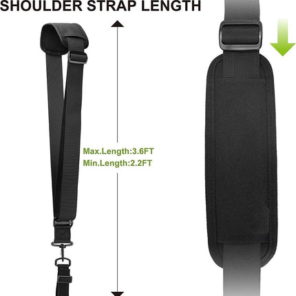 Brushcutter Harness - Adjustable - Durable - Carrying Harness - Nylon Strap Accessory - Universal - Harness - Shoulder Straps - Harness - Accessories For Lawn Mowers - Weed Eater Strap - Black - For Brushcutter Grass Trimmer.