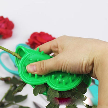 Flower Cutter - Professional flower thorn stripping - Portable Flower Knife - Efficient practical Flower Cutter - Flower Care - for handy gardening and floral work - green.
