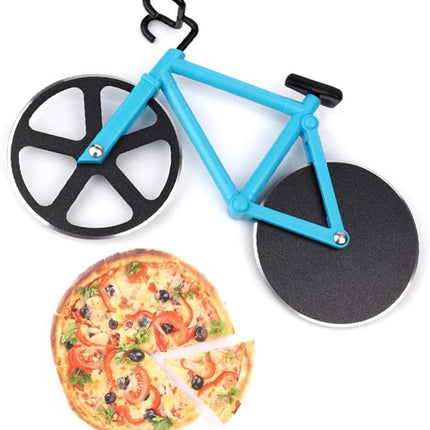 Pizza Cutter - Professional High Quality Bicycle Pizza Cutter - Creative Multifunctional Bicycle Pizza Knife - Pizza Bike - Pizza Knife - Pizza Accessories - With Non-Stick Coating - Party Pizza Cutter - Practical and Beautiful Decoration - Great Gift Ide.