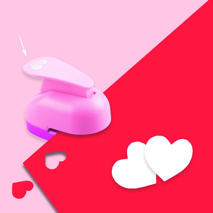 Creative Punch - Heart-shaped - Heart-shaped Punch - Mini Paper Punch - DIY Gift Card Punch - Handmade Paper - Cut Card - for children and adults.