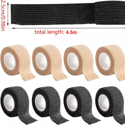 8 Rolls Chair Leg Protectors - 2.5cm × 4.5m - Chair Leg Protective Tape - Chair Leg Caps - Self-Adhesive Felt Covers - Waterproof Anti-Slip Tape - Chair Anti-Slip - Anti-Slip Chair Leg - Floor Protector - Table Coaster - Chair Leg Protectors.