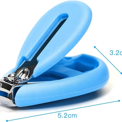 Nail Clipper - Nail Scissors - Toddler Nail Clipper - Child Nail Clipper - Baby Nail Scissors - Safety Scissors - Safe and Gentle - For Babies, Children, Adults - For Newborns, Baby, Toddler, Children - For All Ages - Blue.