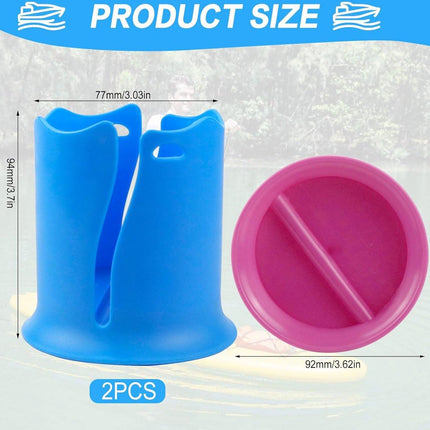 Paddle Board/SUP Cup Holder Water Bottle Holder Pink - Boat, Kayak, Surfboard, Camper, Desk, Swimming Pool, SUP.