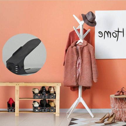 Shoe Storage System - 4 Pieces - Shoe Storage - Shoe Rack - Shoe Cabinet - Shoe Organizer - Storage System - Adjustable - Shoe Rack Shoe Cabinet - Black.