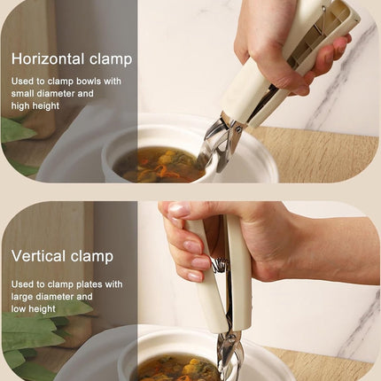 Gripper - Gripper Bowl - Pot Holder - Clip Plate - Holder - Anti-Burn Tongs - Kitchen Utensils - Home Kitchen - Microwave and Oven Pan Gripper, Non-Slip, High Temperature Resistant, For the Kitchen, Burn Protection - Cooking & Baking.