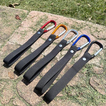 Stroller Hook - 10 Pieces - Bicycle Hook - Stroller Bag Hook - With Carabiner - Extra Sturdy - Bag Hook - Shopping Hook - Universal Hook - Buggy Hook - Diaper Bag Hook - Suitable For Bicycles, Electric Bikes, Strollers - 5 Colors.