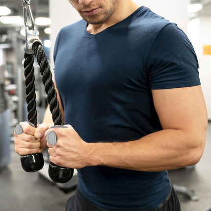 Fitness Strength Training Grips - Rubber Gym Weightlifting Non-Slip Exercise Grips - Breaking Limits Power Grips - Deadlift Straps - Lift Straps - Strength Training - Fingerless Weightlifting Grips - Anti-slip Palm Protectors - 2 Pieces - Black.