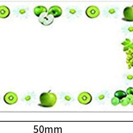 Writable Freezer Labels PP Roll - 500 Stickers - Fruit Label Sticker - Freezer Labels - 5x3CM - Writable - Freezer Stickers - Shelf Life Labels - Freezer Containers - Freezer - Freezer - Jam Jars - For Containers Boxes Bags.