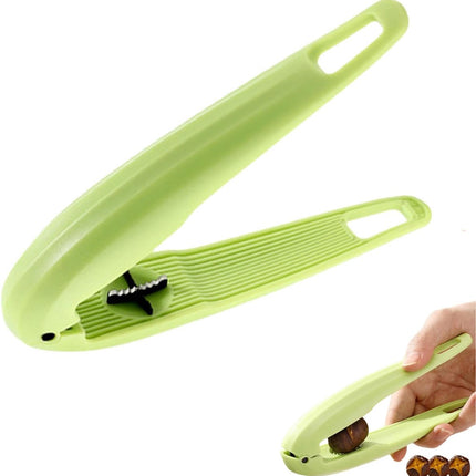 Chestnut Clip - Walnut Clip - Dried Fruit Opener - Chestnut Tools - Chestnut Slicer - Marontlong Tongs - Nutcracker Bowl - Hazelnut Opener - Household - Nut Shelling Tools - Multi-Functional - Kitchen Utensils - Green.