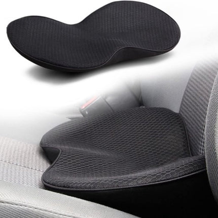 Car Wedge Cushion - Seat Cushions - Memory Foam Car Seat Cushion - For Office, Car, and Wheelchair - Memory Foam Lumbar Support - Ergonomic Tailbone Cushion Wedge Cushion - Sciatica and Pain Relief - Black - 1 Piece.