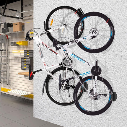 Rotatable Bicycle Suspension System - Bike Hook - Bicycle Suspension Bracket - Bicycle Storage - Wall Bracket for Bicycles - Bicycle Rack - Bicycle Bracket - Bicycle Suspension Rack - Wall Mount - Save Space - High Load Capacity - Suitable for Most Bicycl.