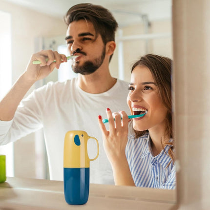 Travel Case - Toothbrush Holder - Toothbrush - Travel Case - Bathroom Accessories - Toothbrush Holder - Easily Portable - Toothbrush Travel Case - Toothbrush Cover - Toothbrush Storage - For Camping/Business Trips/School/Home.
