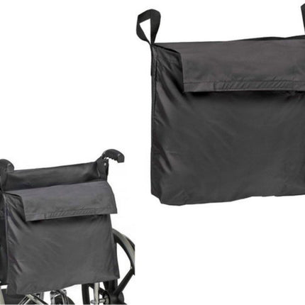 Wheelchair Bag - Wheelchair Storage Bag - Universal - Mobility Scooter Bag - Rollator Storage Bag - Waterproof Bag for Wheelchair - Lined Wheelchair Bag - Wheelchair Shopping Bag - Wheelchair Accessories - Large Capacity - Foldable.