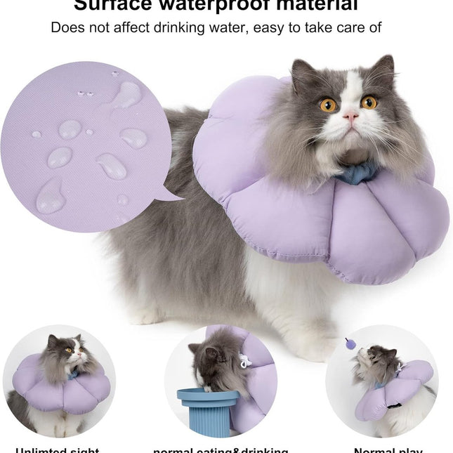 Protective Collar - Cat Collar - Collar - Cat Recovery Collar - Cat Collar - Cat Collar - Protective Collar Cat - Cat Collar Surgery - Comfortable - Creative - Prevent Escape - High Quality - for Wound Protection / Recovery after Surgery.
