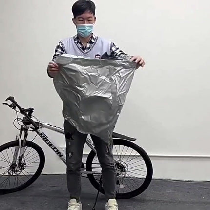 Universal Bike Cover for All Bikes - Waterproof Ultra Strong Oxford - Bike Cover for 1 / 2 Bikes - Bike Protective Cover - Bicycle Cover - Electric Bike, Mountain Bike, Etc - Black - For Bike Carrier and Storage.