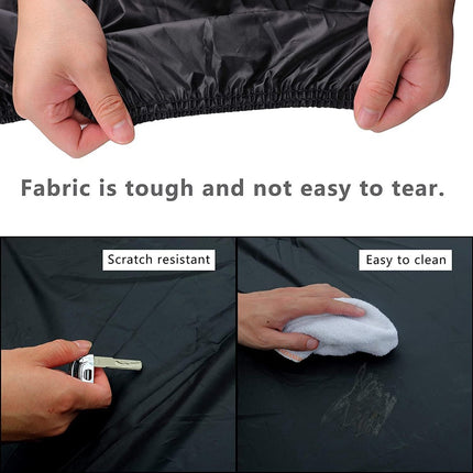 Universal Bike Cover for All Bikes - Waterproof Ultra Strong Oxford - Bike Cover for 1 / 2 Bikes - Bike Protective Cover - Bicycle Cover - Electric Bike, Mountain Bike, Etc - Black - For Bike Carrier and Storage.