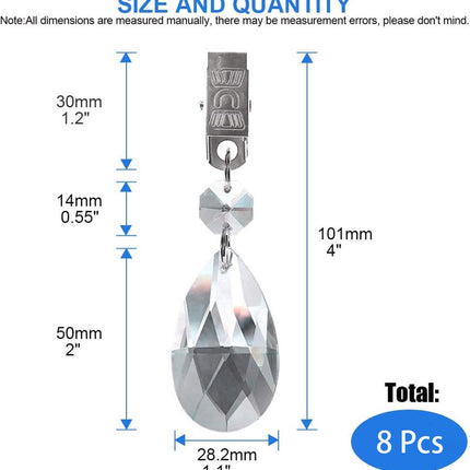 Tablecloth Weights - 8 Pieces - Tablecloth Weights - Garden Oilcloth/Tablecloth Weight Balls - Tablecloth Weighters - Weighted Tablecloth Hangers - Metal Clip - For Picnic Tables - Keep Tablecloths in Place.