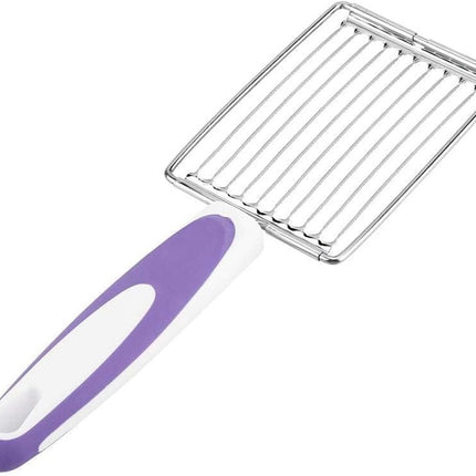 Egg Slicer - Professional Lunch Meat Slicer - Multifunctional Boiled Egg Slicer - Potato Slicer - Tomato Slicer - Ham Slicer - Fruit Slicer - Mushroom Slicer - robust - stainless steel.