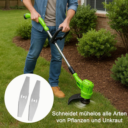 12 Pieces - Grass Trimmers Replacement Blade - 15cm General - Grass Trimmer - Brushcutter - Replacement Blades - Replacement Small Blades - Metal Grass Trimmer - Accessories - Blades - Small Blades - Suitable For All Common Lawn Mowers, Brushcutters and B.