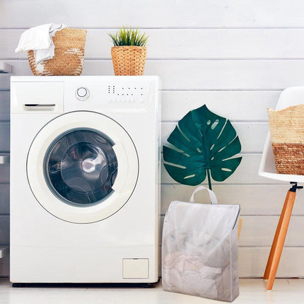 Laundry Bags 2 Pieces - Laundry Bags - Laundry Nets - Laundry Bags with Zippers - Protect Your Laundry and Washing Machine - 50x40x10 Cm - Large Laundry Net - Mesh Laundry Bags with Zippers - Reusable Laundry Bag with Handle - For Home, Dormitory, Hotel,.