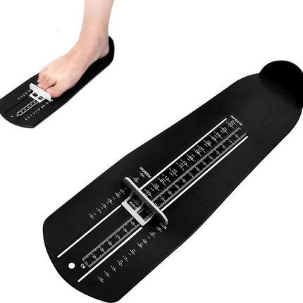Shoe Size Meter - Foot Measuring Tool - Measuring Feet - Universal Measuring System - Child Shoe Size Meter - Shoe Measuring Tool - Measurement - Children and Adults - Find the Perfect Fit - Measurement Chart - Up to 31 cm - Shoe Size 19 - 48 - Black.