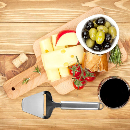 Cheese Slicer - Professional Cheese Slicer - Multifunctional Cheese Slicer - Hard Cheese Slicer - Soft Cheese Slicer - High-quality Vegetable Cheese Slicer and Paring Knife - Kitchen Utensils - Kitchen Accessories - Wall Mountable - Stainless Steel - Silv.