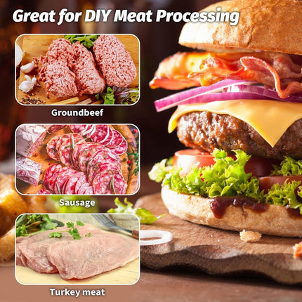 Meat Press - Burger Meat Press - Hamburger Press - Hamburger Press - Hamburger Mold - Kitchen Food Mold - Round Hamburger - Make Your Own Hamburgers - BBQ Accessories - For Delicious Hamburgers, Patties, BBQ, Hamburger Press - Silver - Stainless Steel.