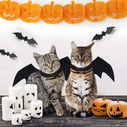 Dog - Cat - Creative Animal Clothing - Dog Costume - Halloween - Christmas - Bat Wings - Cat Clothing - Christmas Clothing - Bat Wings Costume - Black - for Home / Party / Festival / Christmas / Halloween / Christmas.