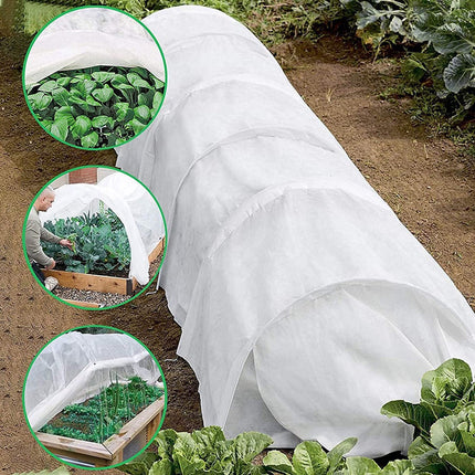Frost Protection Plant Cover - Winter Cover Winter Protection - Plant Cover - Winter Cover - Durable - Frost Protection - Plant Cover - For the Garden, Raised Bed, Plants, Frost Blanket, Outdoor Flowers and Vegetables - 1.5 X 5 M - White - 1 Piece.