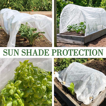Frost Protection Plant Cover - Winter Cover Winter Protection - Plant Cover - Winter Cover - Durable - Frost Protection - Plant Cover - For the Garden, Raised Bed, Plants, Frost Blanket, Outdoor Flowers and Vegetables - 1.5 X 5 M - White - 1 Piece.