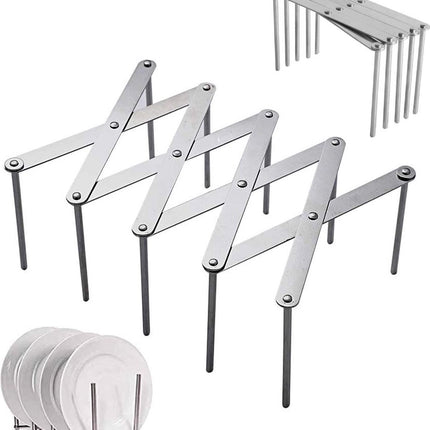 Drying rack - Dish rack - Cutlery holder - Drying rack for dishes - Dish drying rack - Dishwashing rack - Kitchen rack - Telescopic - Stylish & Practical for Every Kitchen.