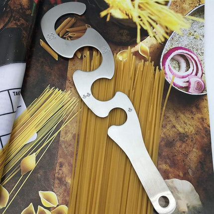 Spaghetti Measurer - Professional Pasta Measuring - 4-Hole S-Shaped Portable Spaghetti Meter - Multifunctional Spaghetti Meter - Universal Pasta Meter - Spaghetti Portioner - Spaghetti Measuring - Small Spaghetti Measurer - Fast Efficient Pasta Measuring.