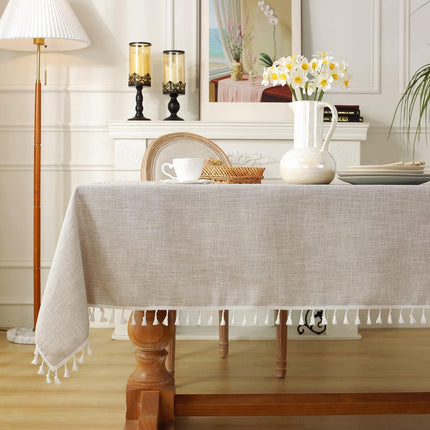 Tablecloth - 140x300cm - Luxury Stylish Oilcloth - Beautiful Protecttable - Water-repellent Tablecloth - Anti-Slip Oilcloth - Heat-resistant Tablecloths - Cotton Tablecloth.