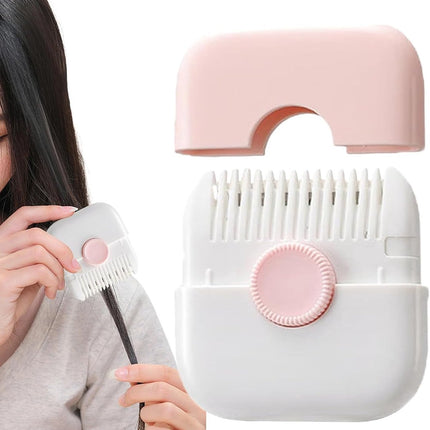 Split End Trimmer - Split End Remover - 2-In-1 Hair Clipper - Hair Clipper - Hair Clipper - Hair Trimmer - Hair Remover - Hair Styling Devices - For Head Hair - For Men and Women - Mini - Portable - Pink.