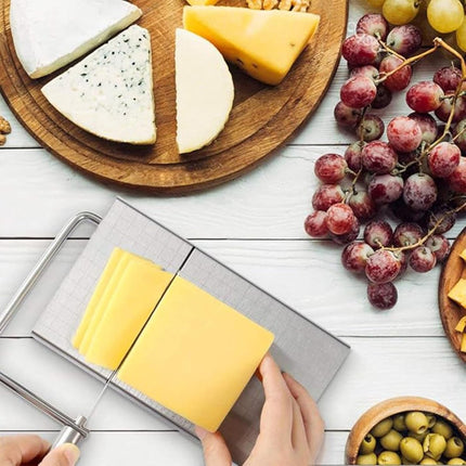 Cheese slicer young cheese - OUCONGK Cheese slicer stainless steel wire butter bread sandwich Cheese slicer young cheese.