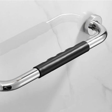 Wall Bracket - Extra Grip - Handle/Wall Grab Bar for Bathroom/Shower/Toilet - 30cm - Toilet Grab Bar - Bath Grab Bar - Shower Grab Bar - Non-Slip Grab Bar - Bathroom - Kitchen - Stairs - Kitchen Cabinet Handle - Furniture Hardware - Mounting Hardware Incl.