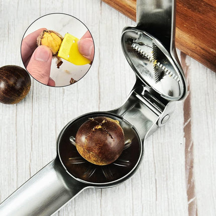 Nutcracker - Professional Walnut / Nut Cracker - Portable Christmas Nutcracker - Universal Chestnut Clip - High Quality Chestnut Tongs - nutcracker - Walnut Cracker - for walnuts / chestnuts / pecans and other nuts - Stainless Steel.