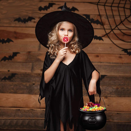 Halloween - Creative witch's cauldron - Treat buckets - witch's cooking pot - halloween bucket - Spooky candy - Treat - Candy - Decoration - Ornamentation - Halloween Decoration - for /Carnival /Party /Holiday /Halloween /Christmas（No candy）.