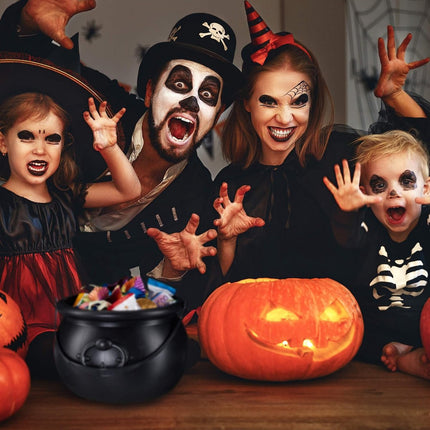 Halloween - Creative witch's cauldron - Treat buckets - witch's cooking pot - halloween bucket - Spooky candy - Treat - Candy - Decoration - Ornamentation - Halloween Decoration - for /Carnival /Party /Holiday /Halloween /Christmas（No candy）.