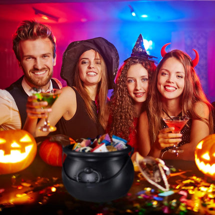 Halloween - Creative witch's cauldron - Treat buckets - witch's cooking pot - halloween bucket - Spooky candy - Treat - Candy - Decoration - Ornamentation - Halloween Decoration - for /Carnival /Party /Holiday /Halloween /Christmas（No candy）.