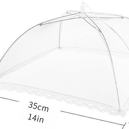 Fly Covers - Foldable Fly Covers 2 Pieces - Fly Cover - Flystopper - Foodcover - Pop Up Insect Net - Fly Covers/Insect Covers - For Barbecues, Picnics and Indoors - Protection Against Flies and Wasps - 35 x 35 x 22 cm.