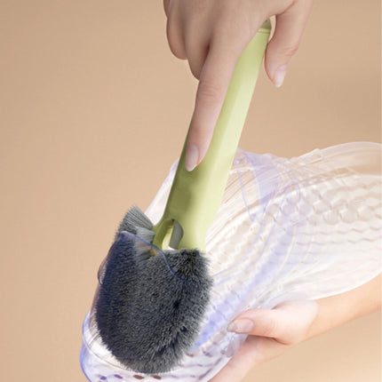Shoe Cleaning Brush - Shoe Brush - Set of 2 Multifunctional Liquid Shoe Brushes - Refillable - Cleaning - Brush - Brush for Shoes - Shoe Care - Soft with Liquid Box.
