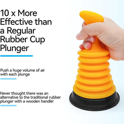 Drain Cleaner - Professional Multifunctional Sink Unclogger - Very Effective Toilet Unclogger - High Quality Drain Unclogger - Toilet Unclogger - Plunger - Unclogging Snake - Eco-Friendly - For Toilet, Sink, Shower, Kitchen.