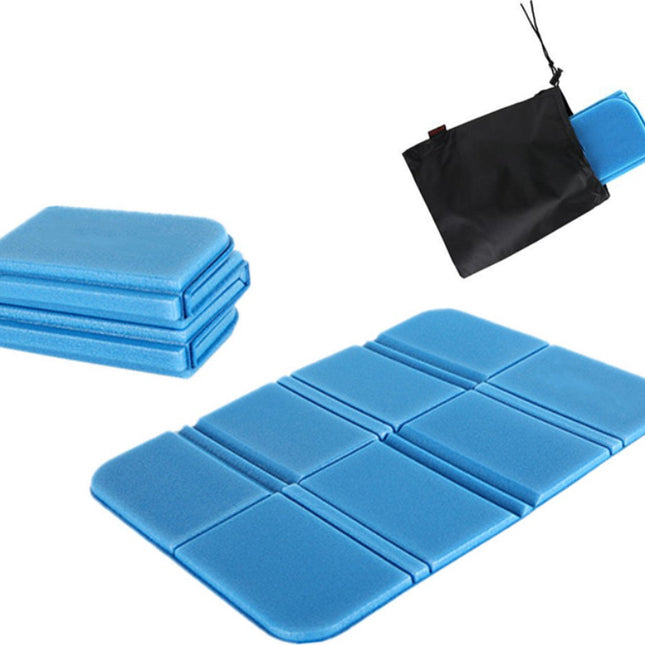 Outdoor Seat Cushions - Foldable Foam Seat Cushion - Hiking Seat Mat - Camping Seat Mat - Foldable Seat Mat - Lightweight - Waterproof - 385x275x8 mm - For Outdoors, Garden, Camping, Picnic - Blue - 1 Piece.