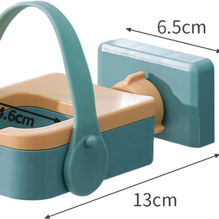 Hair Dryer Holder - Hair Dryer Holder - Hair Dryer Holder - Blowdryer Wall Mount - Organizer For Your Hair Dryer - 180° Rotation - Hands-Free - Wall Mount - Self-Adhesive - Universal - For Hotel/Bathroom/Living Room/Hair Shop - Green.