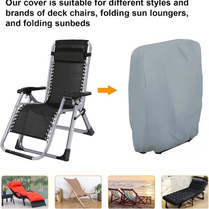 Waterproof Chair Cover - Garden Furniture Protective Cover - Garden Chair Cover - Garden Furniture Cover - Chair Cover for Garden Chairs - Cover for Folding Chairs - Weatherproof Chair Protective Cover - For Outdoor Use in the Garden, Balcony, or Terrace.