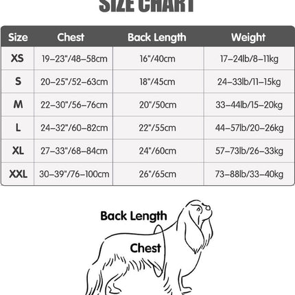 Dog Coat - Warm Coat for Dogs - Reflective Dog Coat with Fur Collar - Back Length 40cm - Dog Weight 8-11kg - Dog Winter Coat - Windproof Coat for Dogs - With Soft Fleece Lining - Dog Clothing - Pet Clothing - Dog - Black - Size XS.