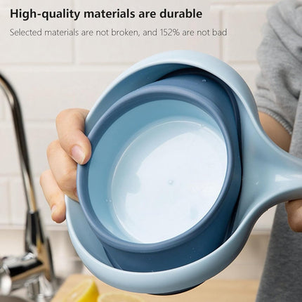 Portable Water Ladle - Foldable Water Ladle - Ladle with Handle - Easy to Store and Carry - For Kitchen/Bathroom/Camping/Hiking/Personal Care Routines/Pet Care - Garden Accessories - Plastic.